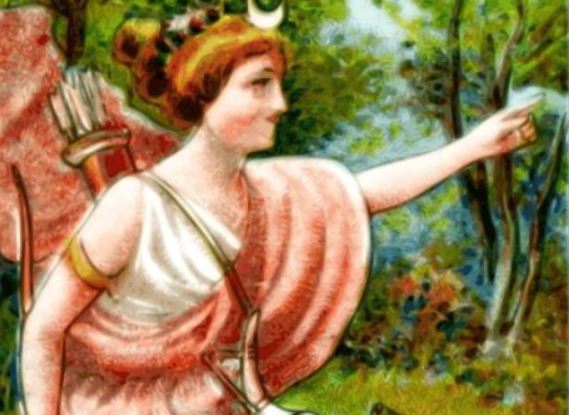 diana goddess painting