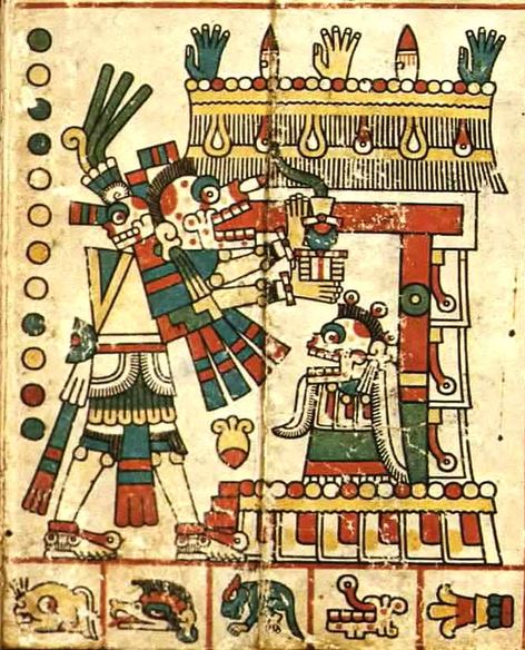 The Aztec God of Death Mictlantecuhtli and the Lord of The Underworld