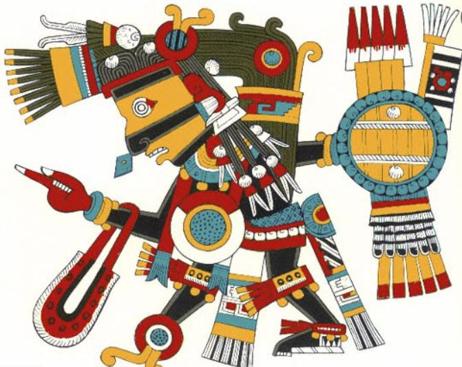 A representation of Tezcatlipoca