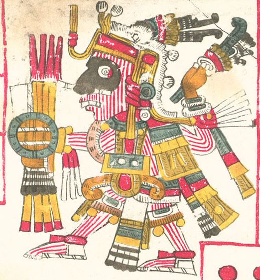 A representation of the Aztec god Mixcoatl