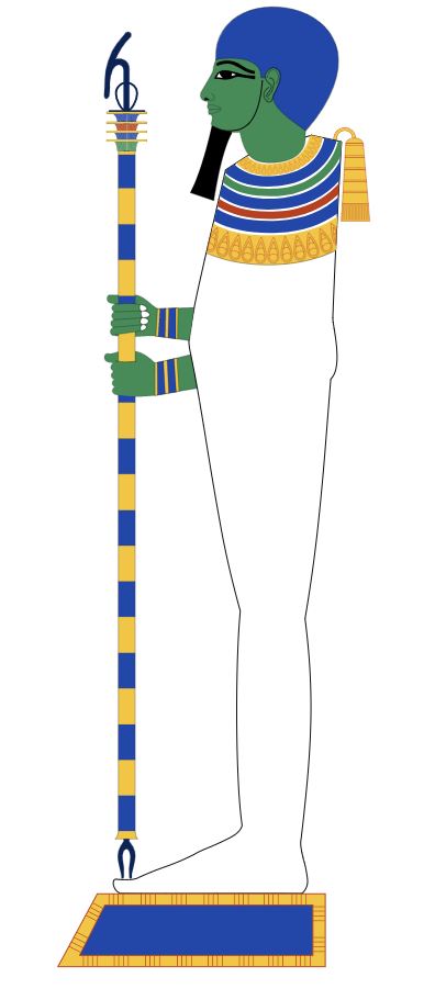 A representation of the Egyptian god Ptah