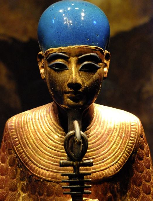 A statue of the Egyptian god Ptah