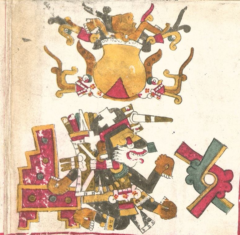 Aztec god Xolotl in his dog representation