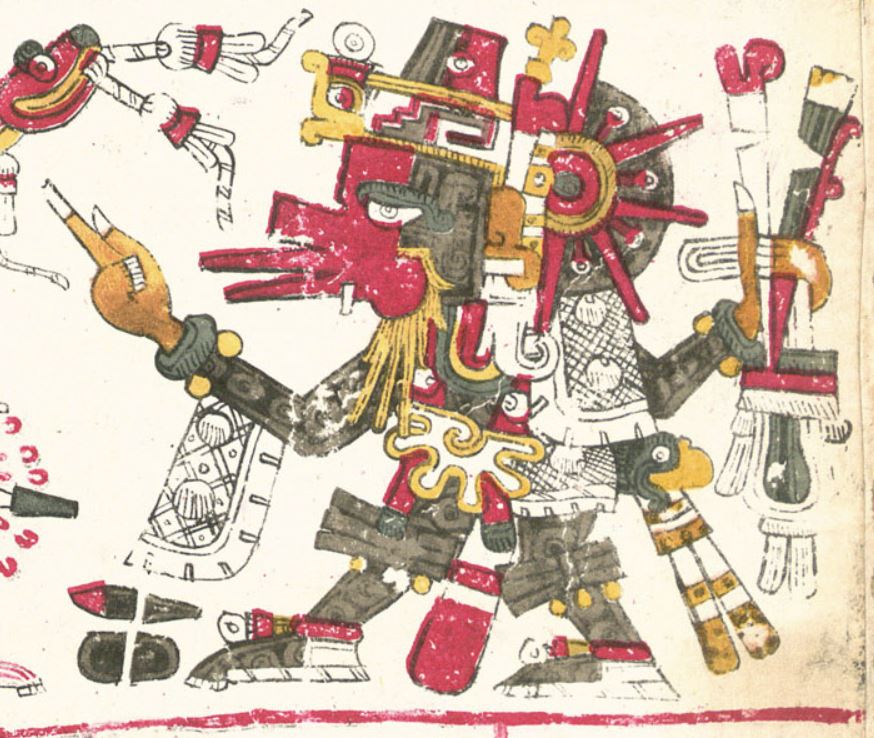 Quetzalcoatl piece of art