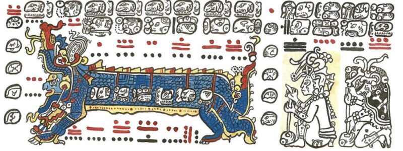The Mayan God Itzamna, The God of the Sky