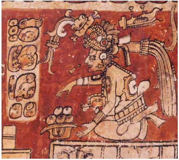 Mayan god Itzamna