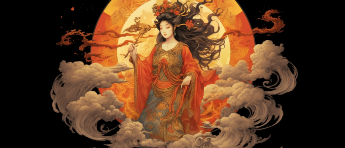 10. Amaterasu, Japanese Goddess of the Sun and Beauty - wide 2