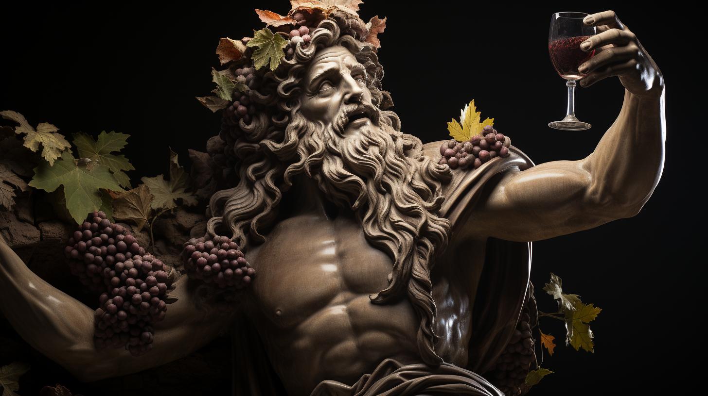 god of wine Bacchus