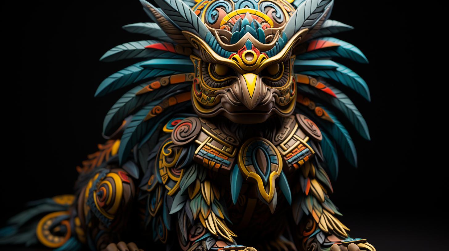 Mayan god Vucub Caquix