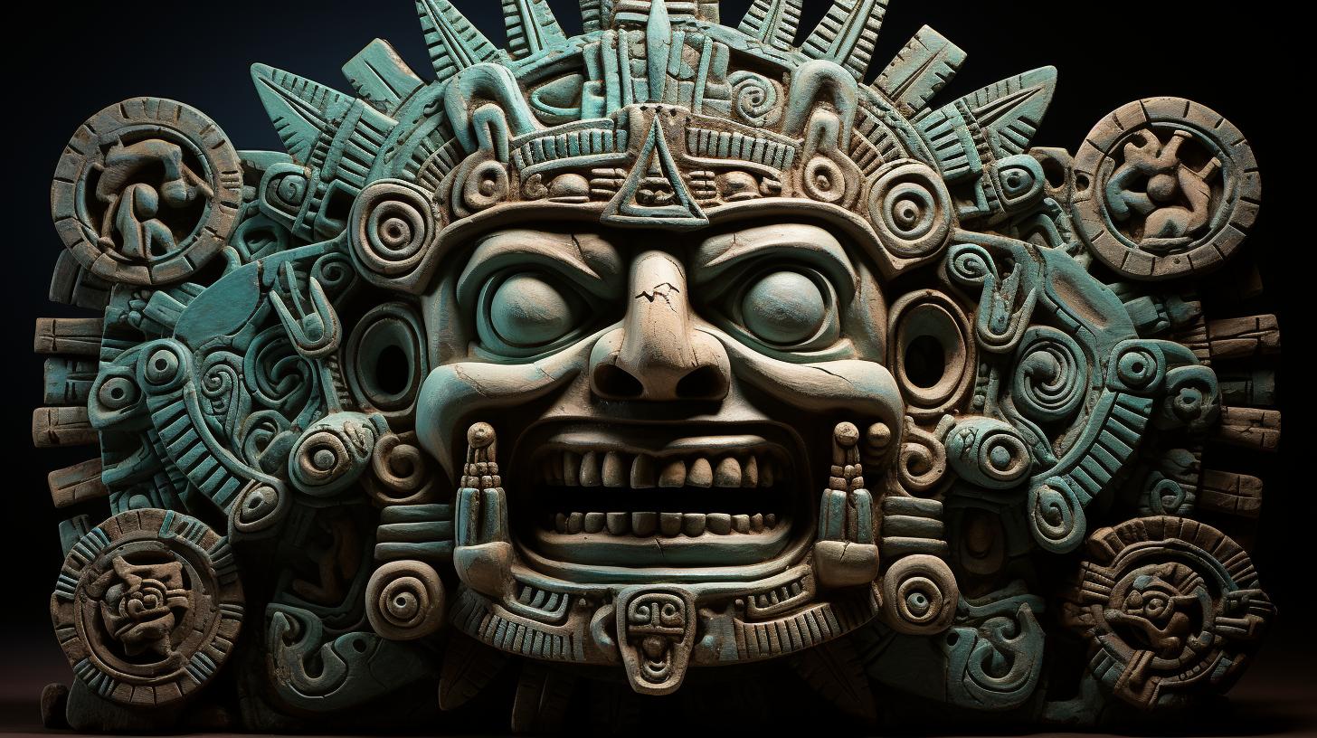mayan sun god symbol