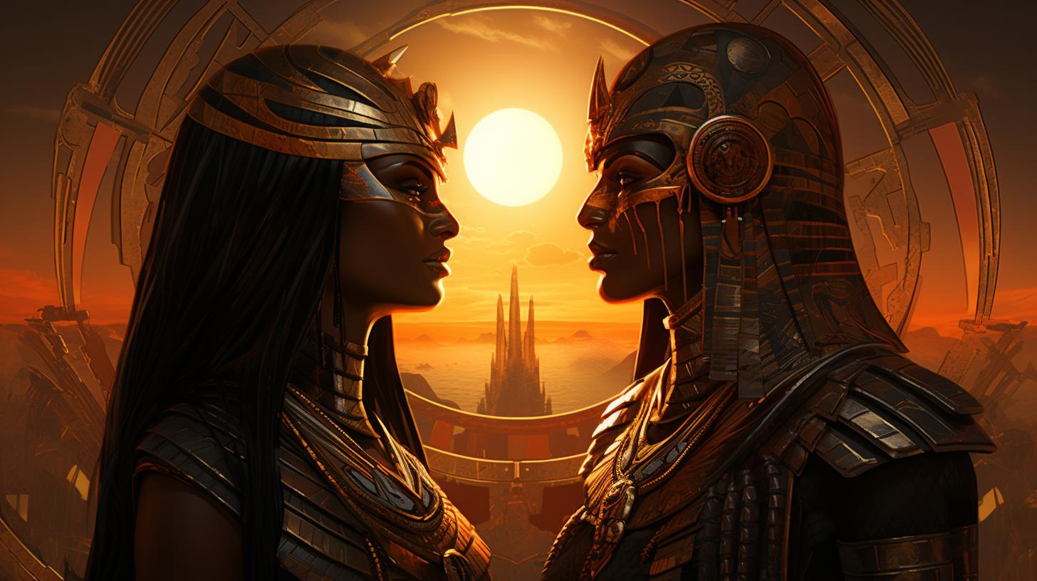 Discover the Ancient Tale of Shu and Tefnut, the Egyptian Gods of Air and Moisture