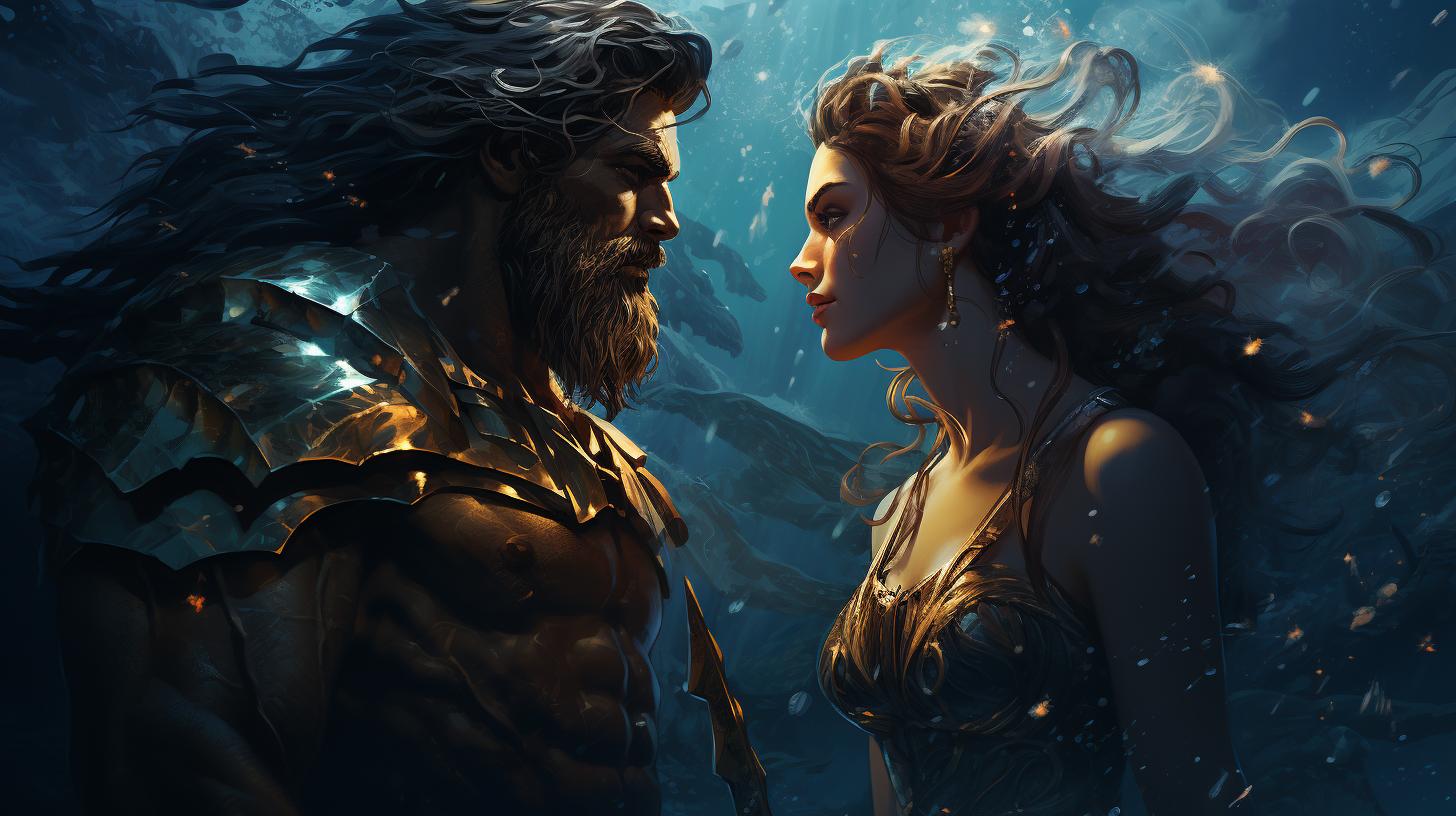 Amphitrite and Poseidon