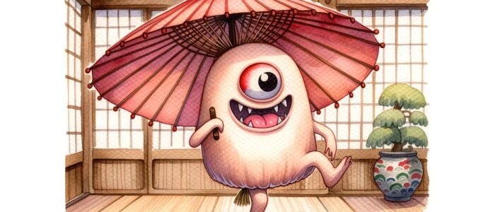 Japanese Kasa Obake Yokai: Mysteries of the Playful Spirit - Old