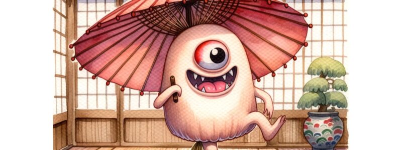 Japanese Kasa Obake Yokai: Mysteries of the Playful Spirit