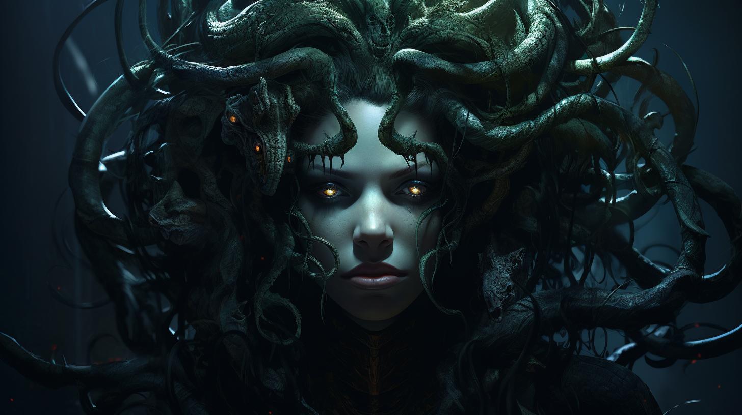 Medusa, in Greek mythology, the most famous of the monster figures known as  Gorgons. She was