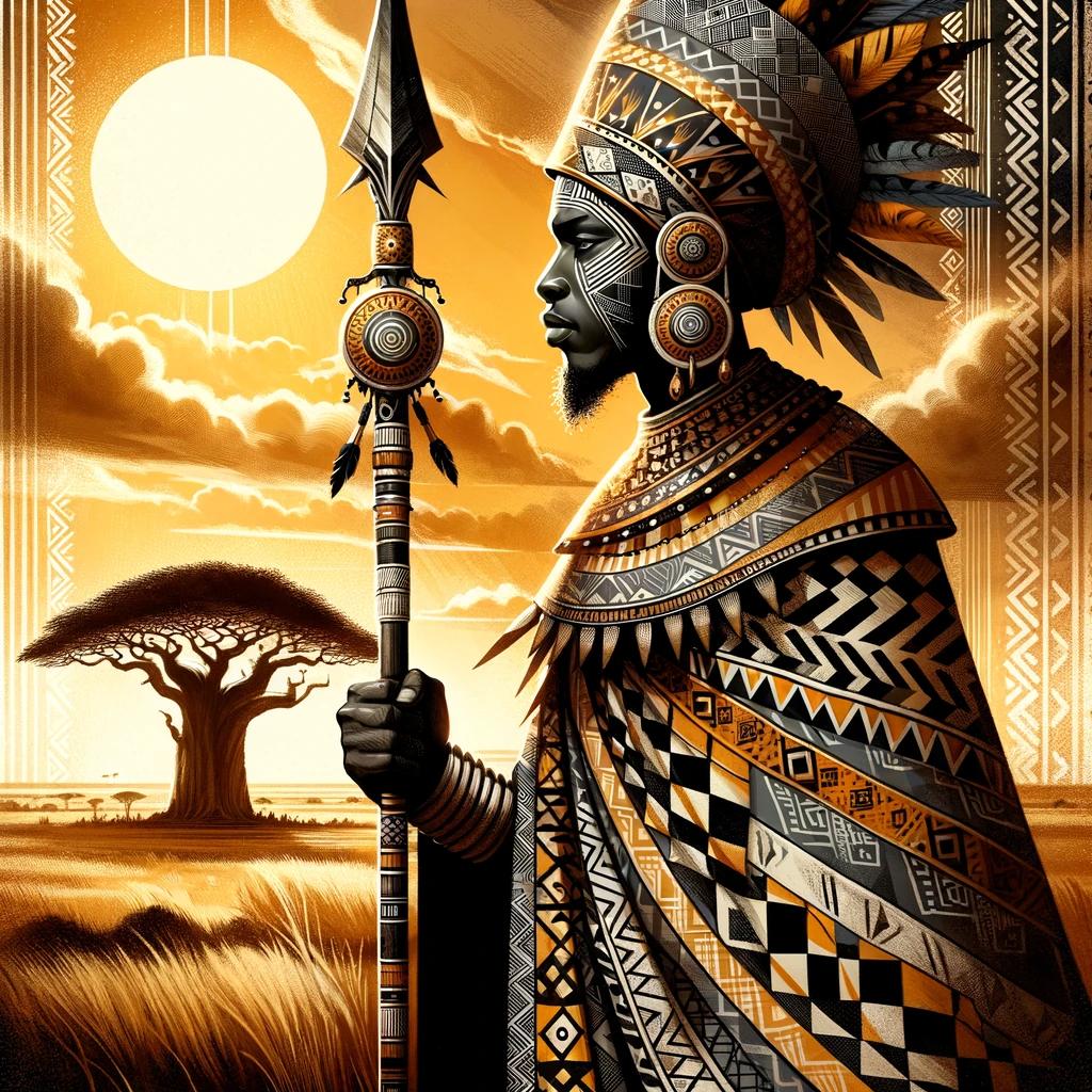 Tattooed African God Obatala - Obatala - Sticker | TeePublic