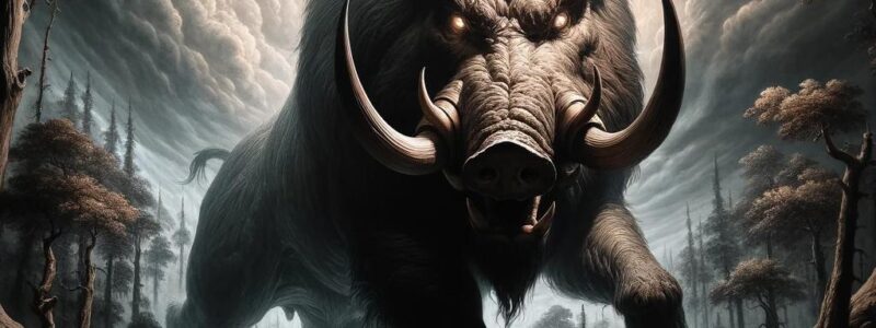 Erymanthian Boar: A Legendary Greek Mythology Tale