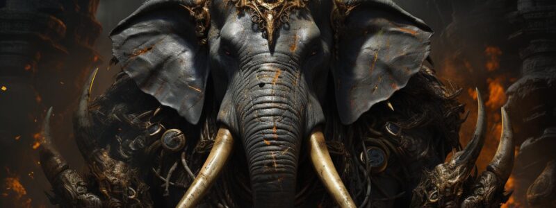 Gajasura Demon: The Fierce Tale of the Vengeful Indian Elephant-Demon