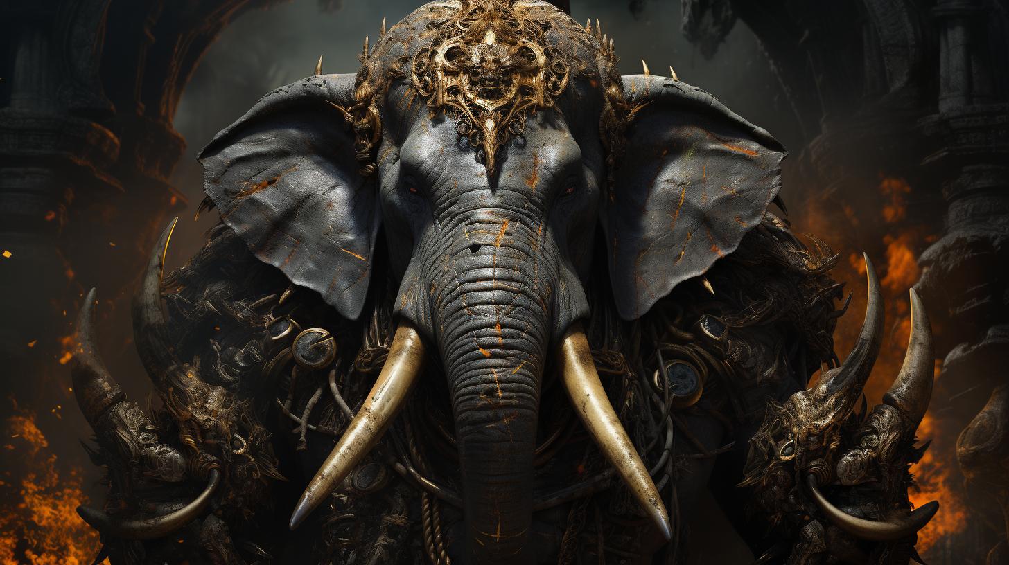 Gajasura Demon: The Fierce Tale of the Vengeful Indian Elephant-Demon
