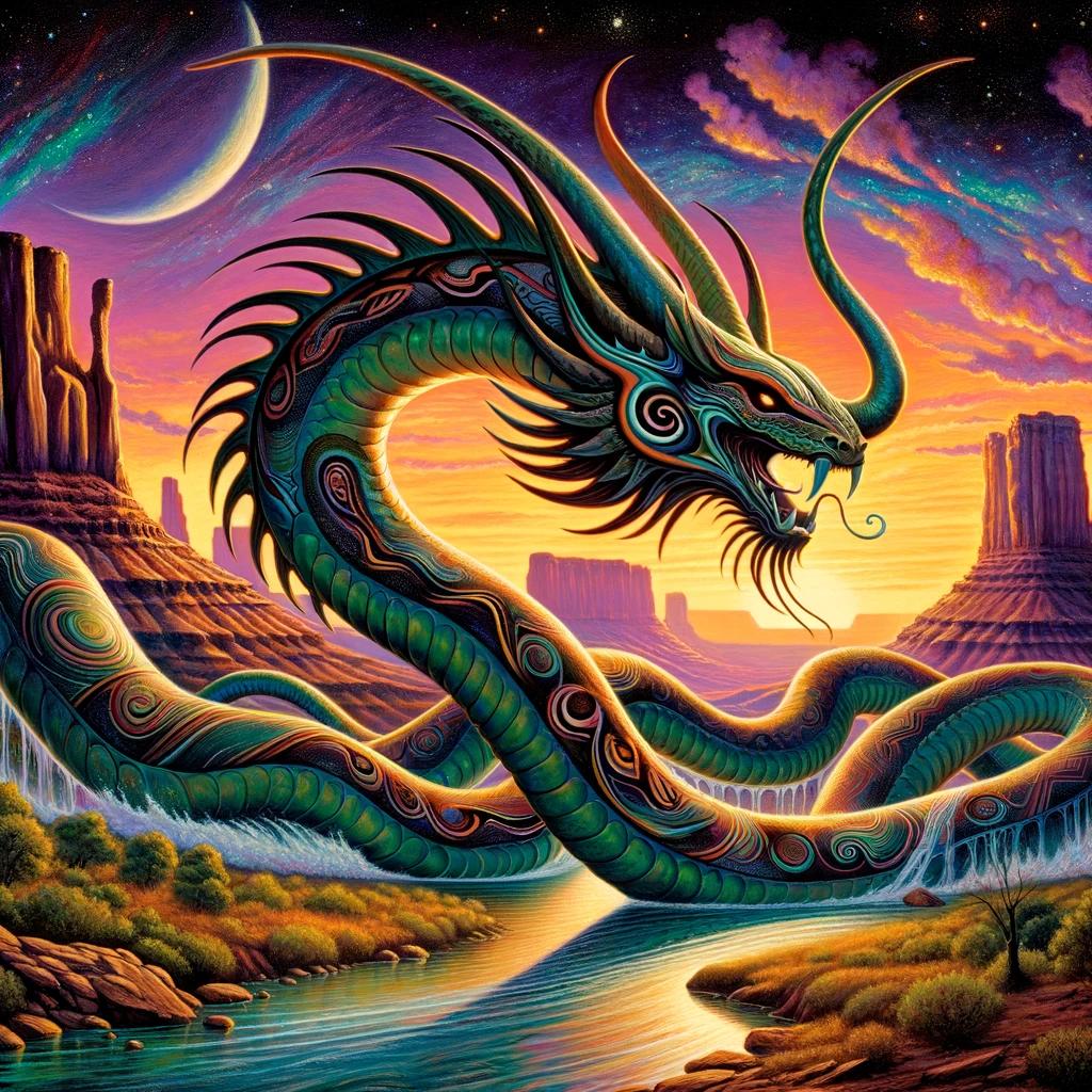 The Great Horned Serpent in Mythology