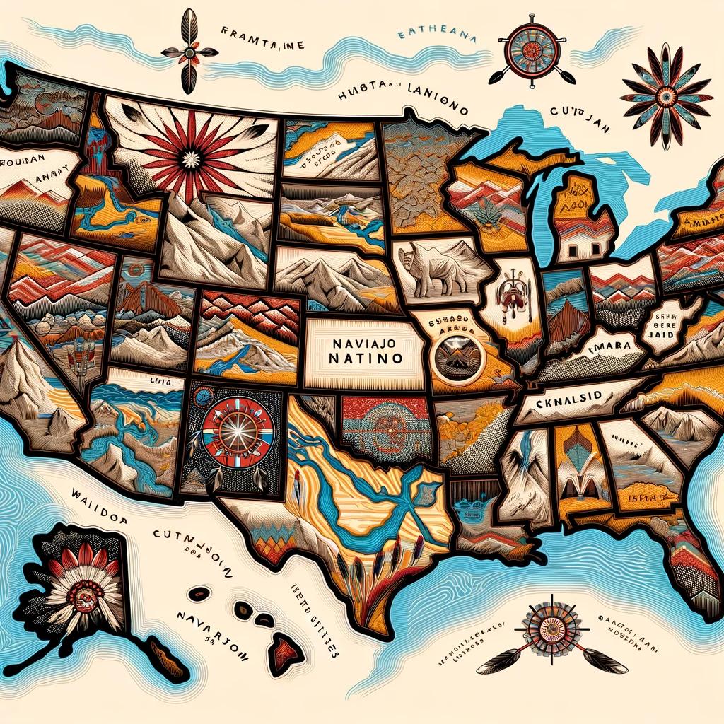 Where is Navajo Land Located in the Southwest United States?