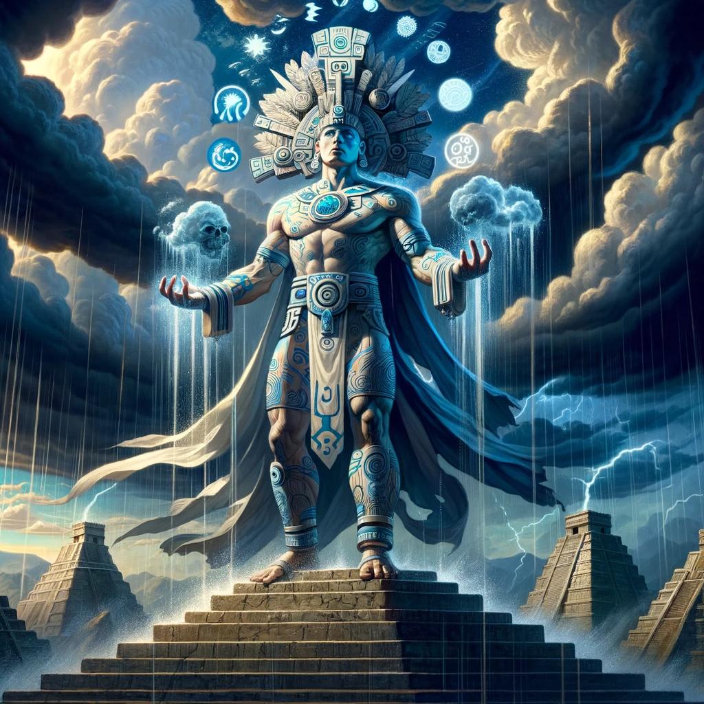 Olmec rain god