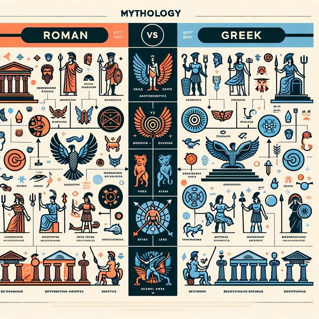 roman vs greek